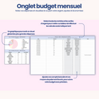Budget planner mensuel et annuel