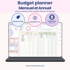 Budget planner mensuel et annuel