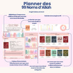 Planner révisions des 99 noms d'Allah